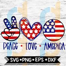 Free Free 176 Peace Love America Svg Free SVG PNG EPS DXF File