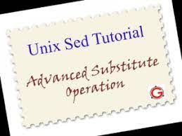 Single quotes are not valid. Unix Sed Tutorial Advanced Sed Substitution Examples
