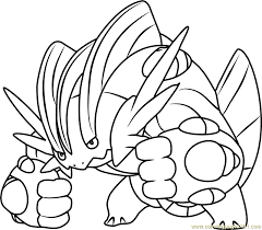 If a storm is approaching, it piles up boulders to protect itself. Mega Swampert Pokemon Coloring Page For Kids Free Pokemon Printable Coloring Pages Online For Kids Coloringpages101 Com Coloring Pages For Kids