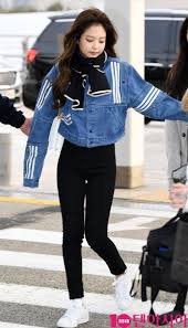 Jennie Is So Adorable Blackpink Jennie Blackpink Fashion Fashion Kpop Fashion Outfits