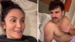 Laura Byrne rages as husband Matty 'J' Johnson accidentally reveals the  name their unborn baby girl