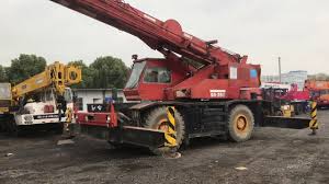 kato 25 ton rough terrain crane youtube