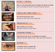 Expresiones Idiomaticas Con Partes Del Cuerpo Spanish Teacher Resources Spanish Vocabulary Idiomatic Expressions