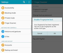 In order to use fingerprint lock, you'll need to . How To Use The Finger Scanner On The Galaxy Note 4 Android Central