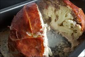 Heute Wird Es Lowcarb Mit Der Blumenkohlbombe Richtig Lecker Mit Bildern Rezepte Kochrezepte Ideen Furs Essen