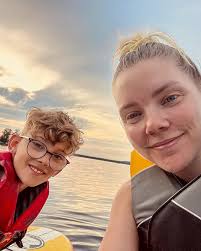 Peaceful moments with my son