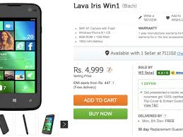 Lava Iris WIN1 is on Sale at Flipkart ...
