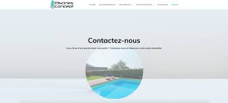 Site Web Pour Piscines Concept