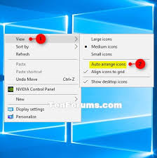 Find & download free graphic resources for desktop icons. Turn On Or Off Auto Arrange Desktop Icons In Windows 10 Tutorials