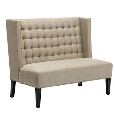 Dining room dining room sets dining tables. Yongqiang Tufted Upholstered Settee Bench For Dining Room Living Room Loveseat Banquette With Wood Legs Khaki Buy Online In Antigua And Barbuda At Antigua Desertcart Com Productid 166596137