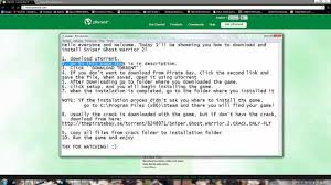 Open destination folder where you download the game. How To Download And Install Sniper Ghost Warrior 2 Youtube