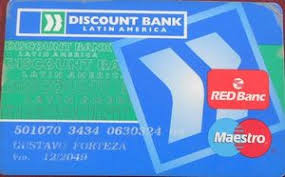 All services for private banking clients. Bank Card Red Banc Discount Bank Latin America Uruguay Col Uy Ms 0009