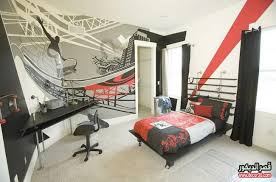 غرف نوم شباب مودرن الوان غرف اولاد ٢٠١٨ جديدة قصر الديكور