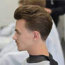 Tousled Slick Back Tapered Haircut Taper Haircut Men Tapered Hair