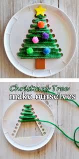 Christmastree Diy Weihnachts Basteln Fur Kinder Um Es Einfach Zu Machen Decoration Noel Enfant Artisanat De Noel Bricolage De Noel Maternelle