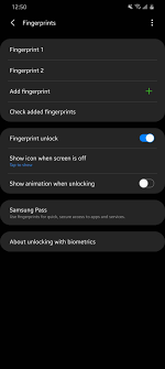 You can tap to select the amount of time before fingerprint . Galaxy S20 Users Can Now Disable Fingerprint Ripple Animation Effect Sammobile