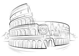 Imprímelos y vete marcando tu plan de visitas día a día. Vector De Dibujo En Blanco Y Negro Coliseo Roma Italia Pinturas Para La Pared Cuadros Anfiteatro Arena Coliseo Myloview Es