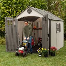60077 71 3 Square Ft 507 65 Cubic Ft The Lifetime 8 X 10 Storage Shed Features 1 Shatter Proof Polycar Shed Lifetime Storage Sheds Building A Shed