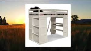 Canwood skyway loft bed with desk and storage tower. Canwood Skyway Loft Bed With Desk And Storage Tower Twin White Youtube