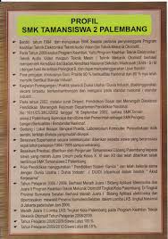 Dokumen sekolahdownload rpp, silabus, dan perangkat kurikulum 2013 revisi tahun 2020. Profil Sekolah Smk Tamansiswa 2 Palembang