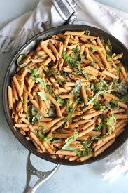 Creamy Vegan Tomato Basil Pasta Hummusapien Recipe Vegan Pasta Recipes Healthy Vegetarian Pasta Dishes