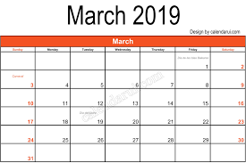 Spain Download Calendar 2019 March Template Monthly With Holidays Desk Calendar Template Monthly Calendar Template Calendar Template
