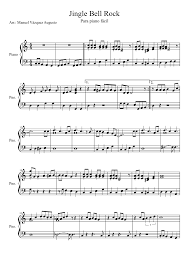 Jingle Bell Rock Christmas Piano Sheet Music Christmas Sheet Music Rock Piano