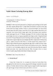Characteristics of patriarchal system in islam. Pdf Salah Faham Terhadap Konsep Jihad Shafizza A And Joanes J Academia Edu
