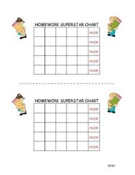 homework superstar chart by dinas speech corner teachers