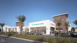 Commercial Shopping Center Strip Mall Done For Client To Sell Lease Space Prior To Construction Mall Facade Building Renovation Shopping Center
