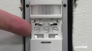 Leviton Ods10 Idw Infrared Occupancy Sensor Youtube