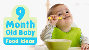 9 months old baby food chart along with recipes