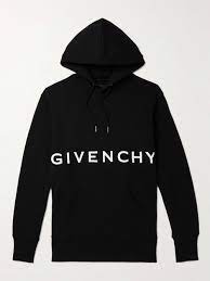 GIVENCHY Logo-Print Cotton-Jersey Hoodie for Men | MR PORTER
