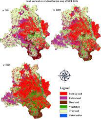 Dtcp Land Use Map Spatial Distribution Of Land Use In Delhi For 2001, 2009 And 2017 |  Download Scientific Diagram