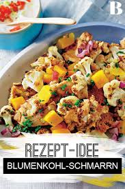 Blumenkohl Vollkorn Schmarren Rezept Kalorienarmes Abendessen Rezepte Lebensmittel Essen