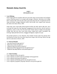 Diare merupakan gangguan yang disebabkan infeksi pada kolon. Doc Makalah Askep Gastritis Nia Nur Dhania Academia Edu