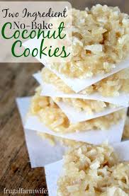 No Bake Coconut Cookies The Frugal Farm Wife Recipe No Bake Coconut Cookies Healthy Baking Recipes