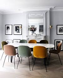 My Love Affair With Velvet Dining Chairs Living After Midnite In 2020 Scandinavian Dining Room Beautiful Dining Rooms Dining Room Sets