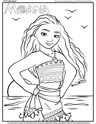 Includes maui coloring pages, as well as pua the pig, hei hei the chicken, and other moana friends. Moana Coloring Pages Coloring Home