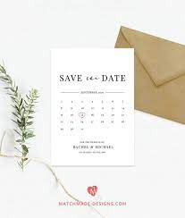 Calendar Save The Date Template Calendar Invitation Printable Unique Save The Date Invite Save Our Date Wedding Calendar Download Pdf Wedding Calendar Save The Date Templates Diy Save The Dates