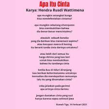 Apr 24, 2013 · assalammualaikum w.b.t entri kali ini saya hendak bercerita tentang kursus pengurusan maklumat. Apa Itu Cinta Kompasiana Com