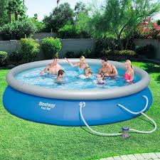 Bestway Fast Set 15 Ft X 33 Pool Set Swimming Pool House Pool Bestway