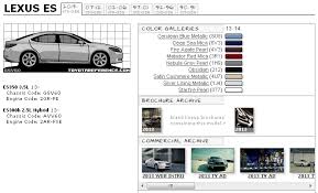 Lexus Es Touchup Paint Codes Image Galleries Brochure And