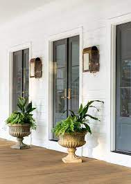 We did not find results for: Sherwin Williams Peppercorn Sw 7674 With Emtek Unlacquered Brass French Door Hardware Sherwinwilliamspep French Doors Exterior Metal Front Door Exterior Doors