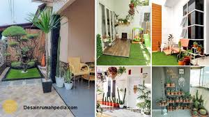 Ya, memiliki taman depan rumah itu bisa mendukung cantiknya fasad rumah dan menghadirkan first impression yang baik. 6 Inspirasi Taman Depan Rumah Minimalis Yang Sejuk Desainrumahpedia Com Inspirasi Desain Rumah Minimalis Modern