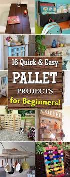 Homemade garden furniture from pallet !? 16 Quick And Easy Pallet Projects For Beginners Pallet Projects Easy Pallet Diy Easy Pallet Projects For Beginners