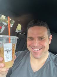 Mid Morning Delight. Empanada and Cold Brew.