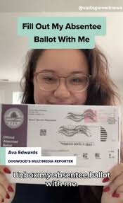 VIDEO: Fill out my absentee ballot with me