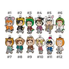 Haikyuu Ichiban Kuji New Year Chinese Zodiac Animals Rubber Straps Hachisales