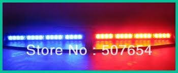 High Intensity 32w Led Car Visor Warning Light Emergency Lights With Controller 15 Flash Waterproof Ip64 2pcs 1set Warning Lights Emergency Lighting Car Visor